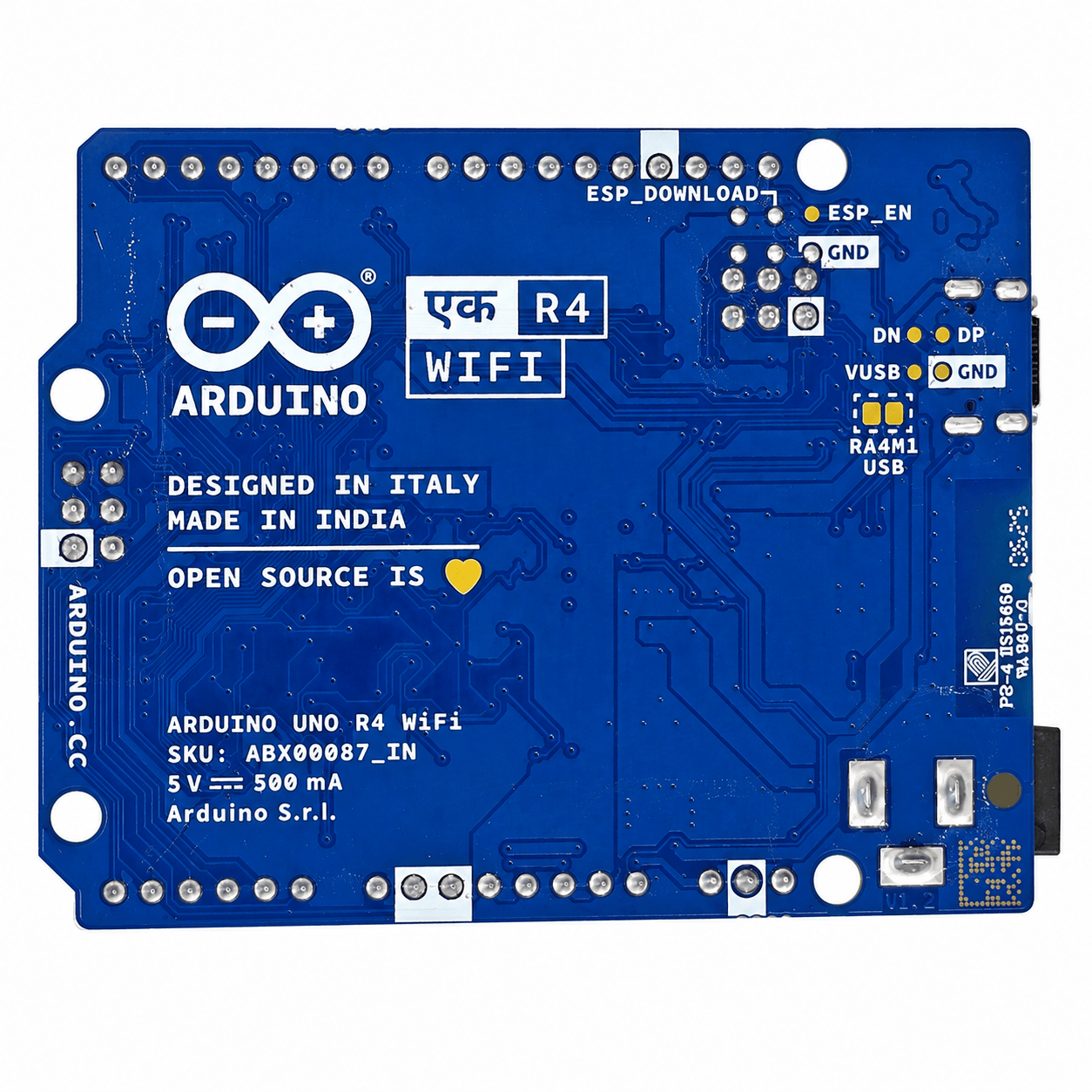 Original Arduino UNO EK (एक) R4 WiFi - Made in India