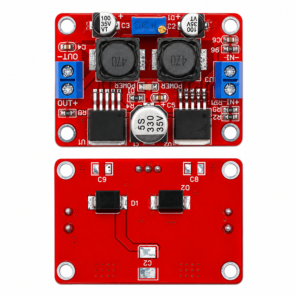 LM2577S+LM2596S Buck-Boost Power Module