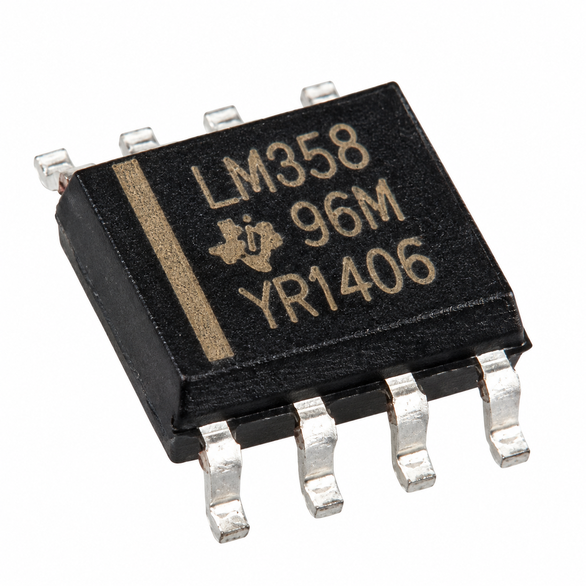 LM358 Low Power Dual Op-Amp IC - SOIC-8 SMD Package