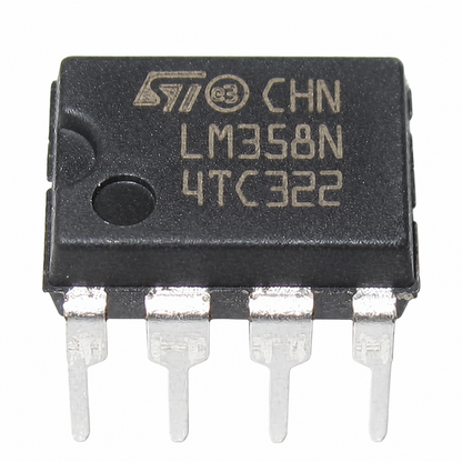 LM358 Dual Op Amp IC - 8 Pin DIP Package