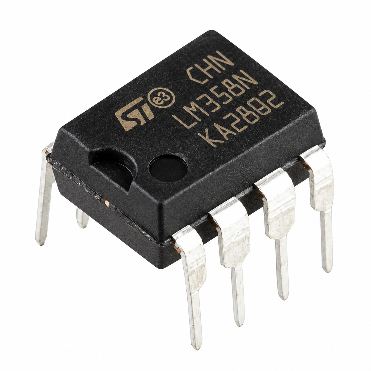 LM358 Dual Op Amp IC - 8 Pin DIP Package