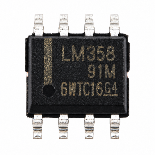 LM358 Low Power Dual Op-Amp IC - SOIC-8 SMD Package