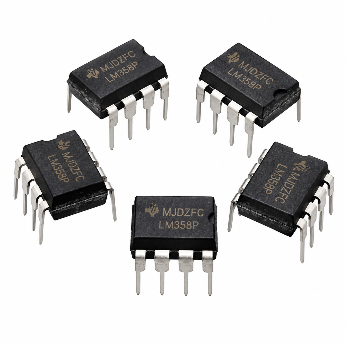LM358 Dual Op Amp IC - 8 Pin DIP Package