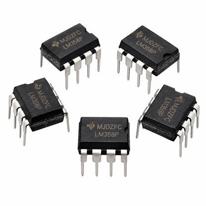 LM358 Dual Op Amp IC - 8 Pin DIP Package