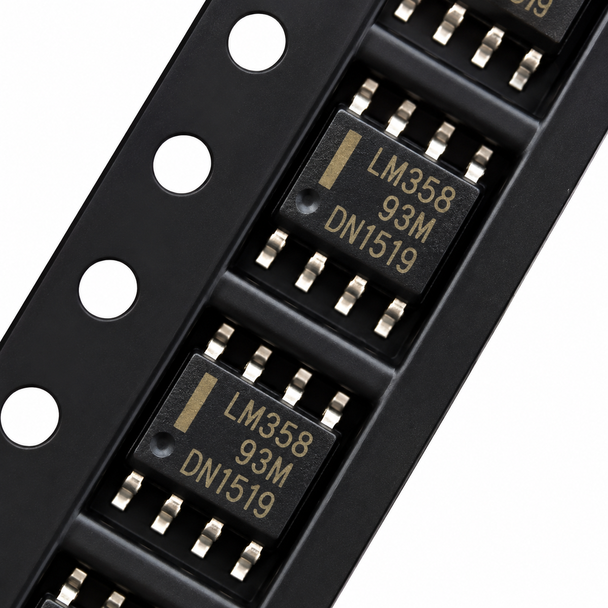 LM358 Low Power Dual Op-Amp IC - SOIC-8 SMD Package