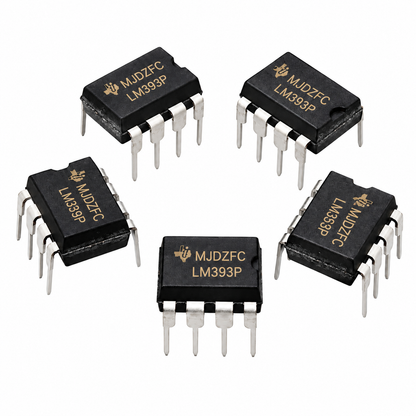 LM393 Low Offset Voltage Dual Comparator IC - DIP-8 Package