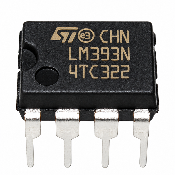LM393 Low Offset Voltage Dual Comparator IC - DIP-8 Package