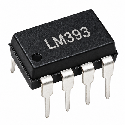 LM393 Low Offset Voltage Dual Comparator IC - DIP-8 Package