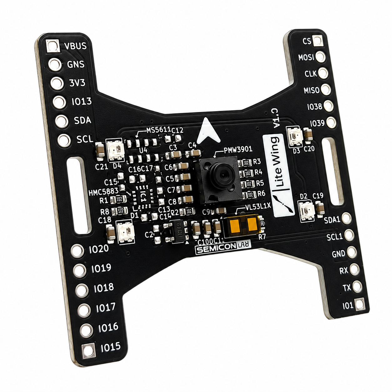 LiteWing Drone Positioning Module - Optical Flow & ToF Sensor(VL53L1X + PMW3901)