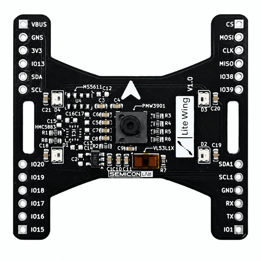 LiteWingDronePositioningModule-OpticalFlow_ToFSensorforHeightHold_IndoorPositionHold_VL53L1X_PMW3901_-1 - Roboracter