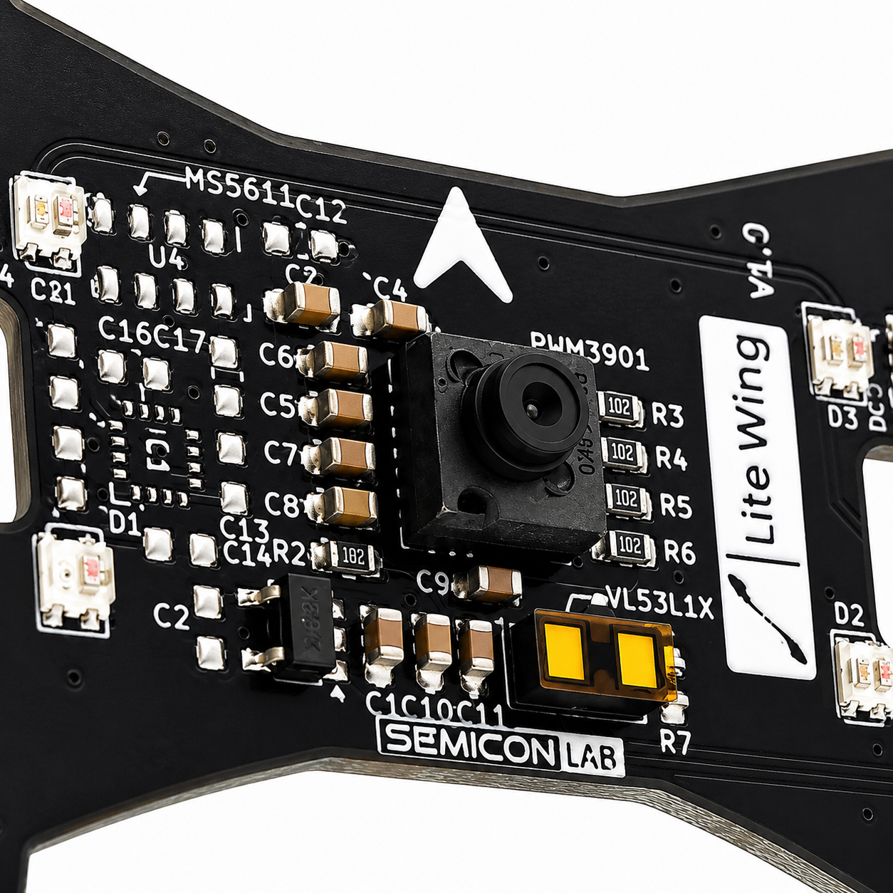 LiteWing Drone Positioning Module - Optical Flow & ToF Sensor(VL53L1X + PMW3901)