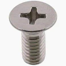 M3 x 6mm Counter Sunk CSK MS Slotted Minus Screw (Pack of 5)
