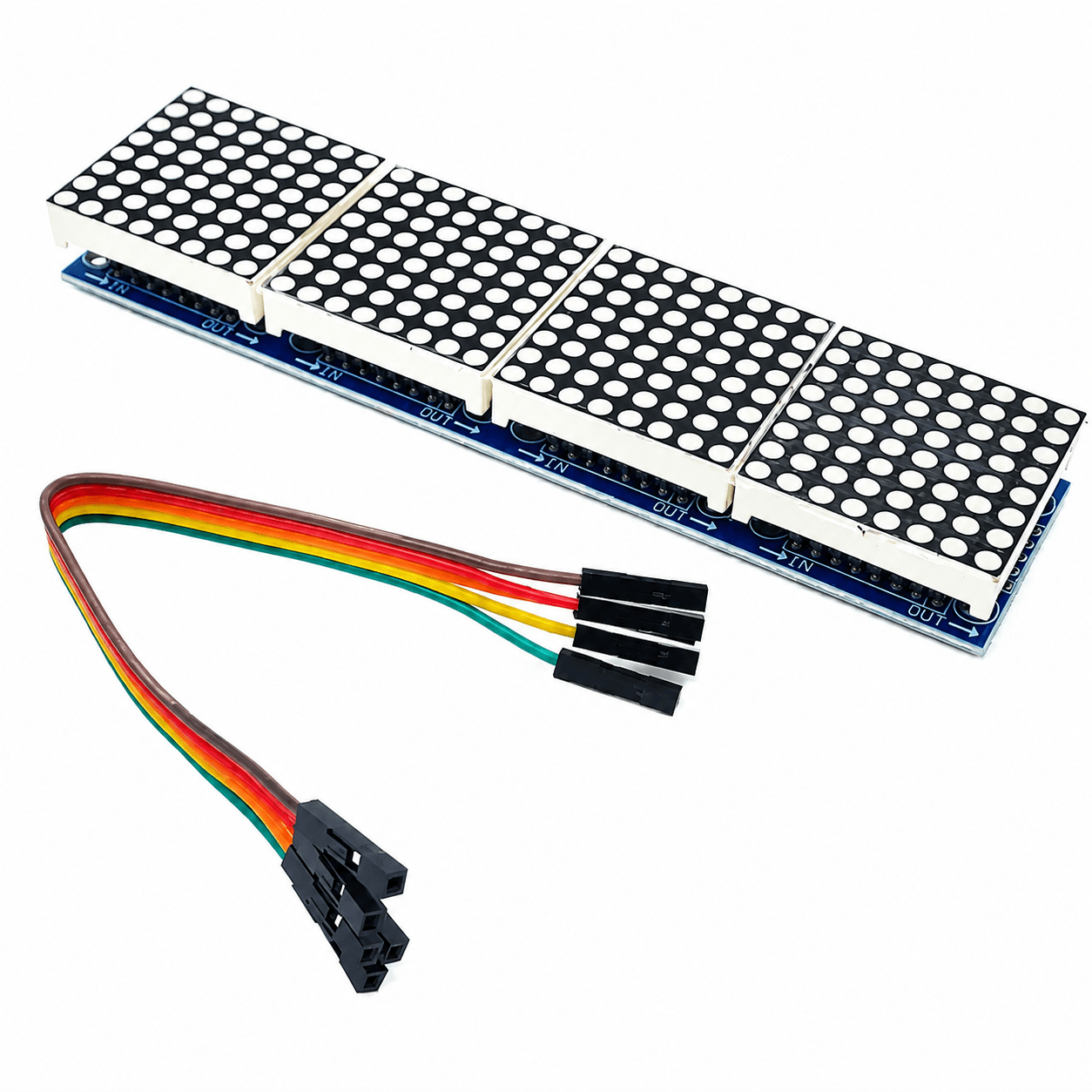 LED Display Module 4-in-1 Dot Matrix - MAX7219