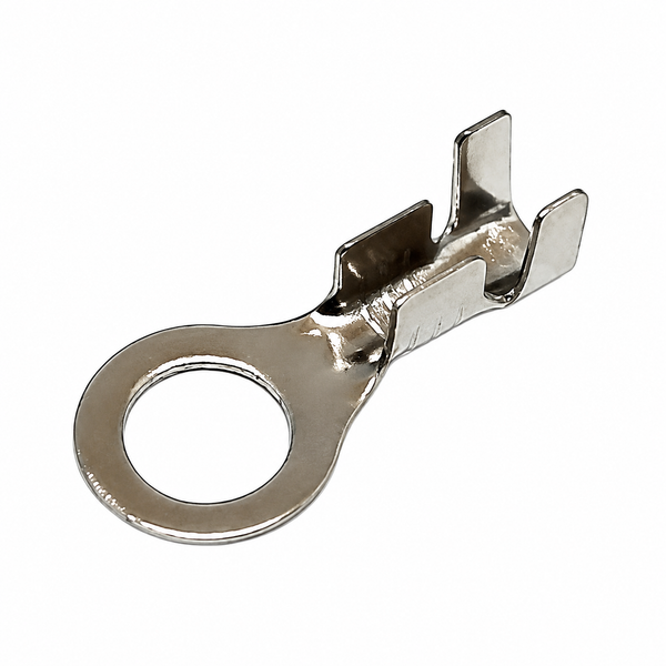 Non-Insulated Ring O-Type Terminals Crimp Connectors 5.2mm (Pack of 5)
