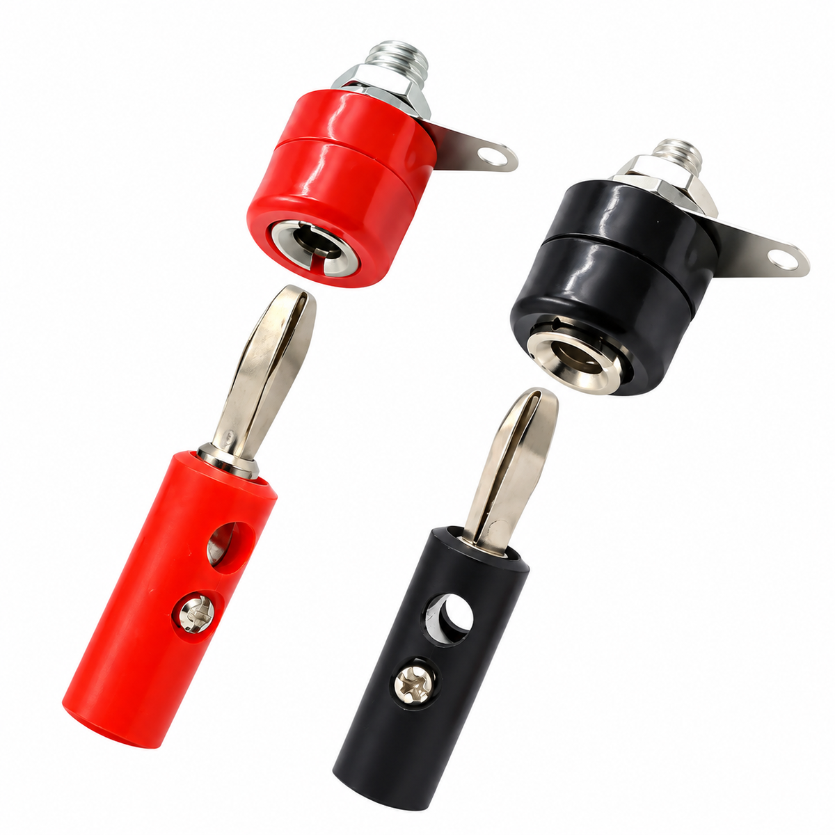 [Type 1] 4mm Banana Jack Plug Connector & Socket