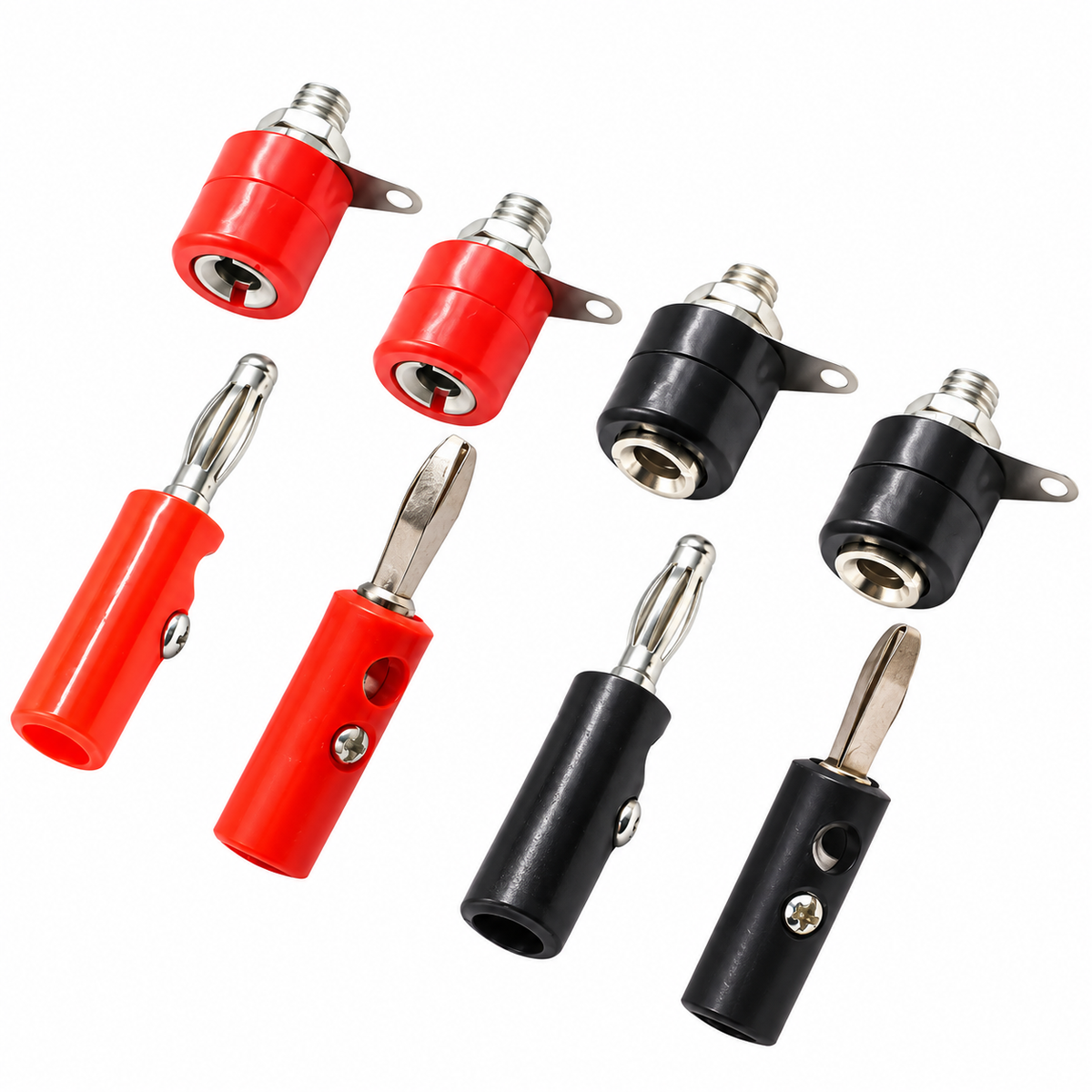 [Type 1] 4mm Banana Jack Plug Connector & Socket