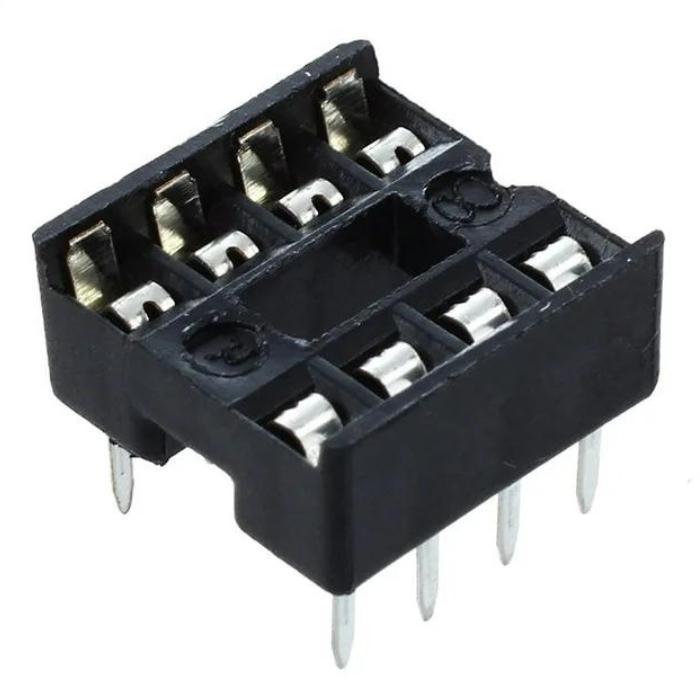 8 Pin IC Socket / Base – DIP (Pack of 2)
