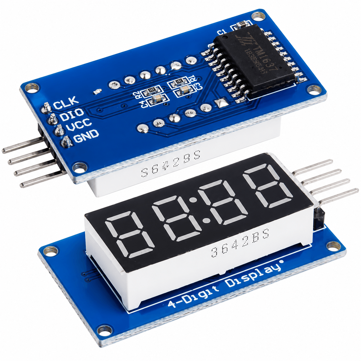 4-Digit Seven Segment Led Display Module - TM1637