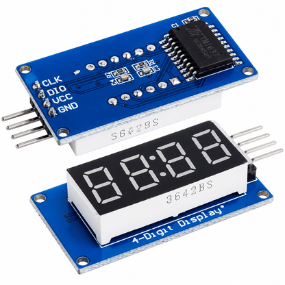 4-Digit Seven Segment Led Display Module - TM1637