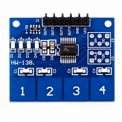4-Channel Touch Sensor Module - TTP224