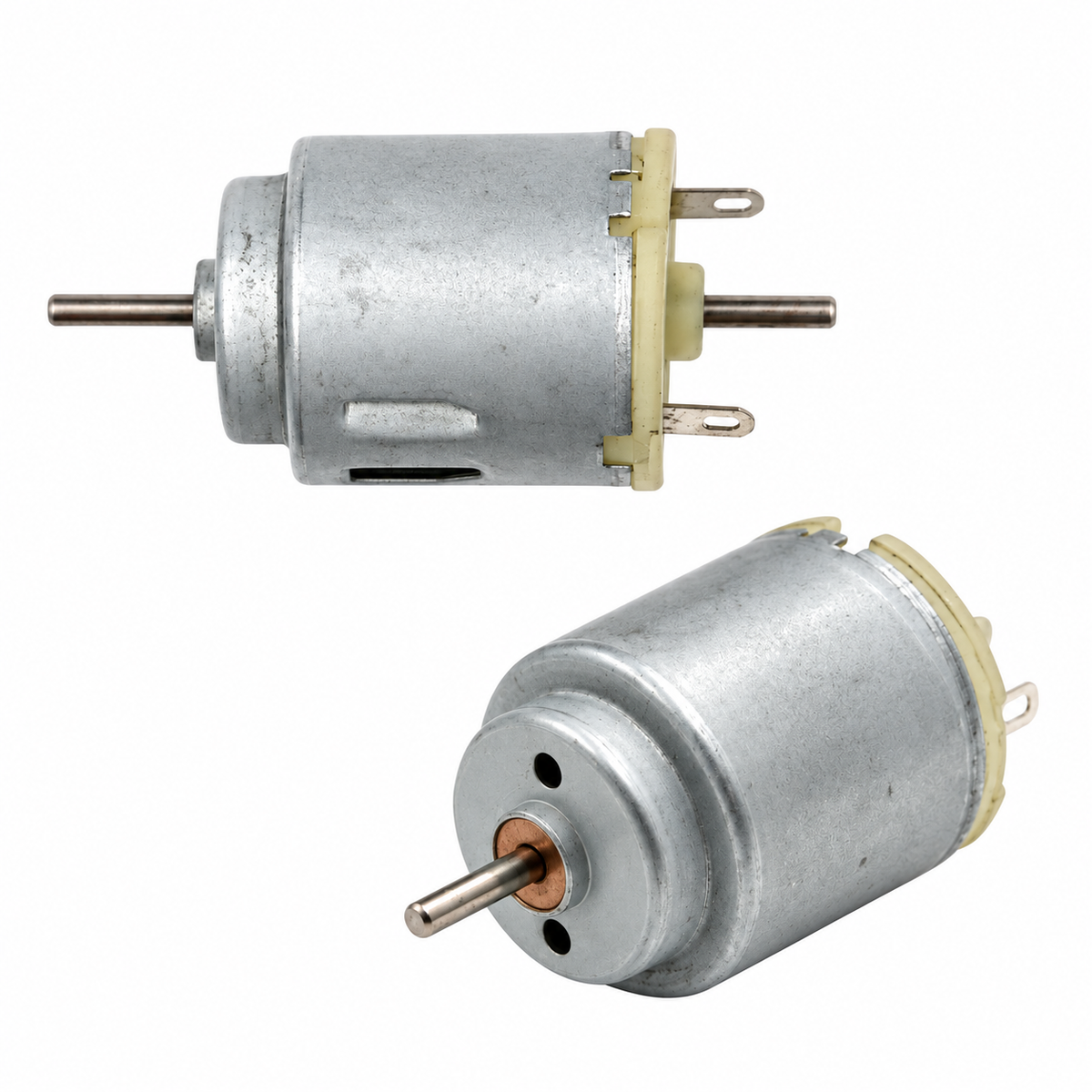 Double-Shaft Round DC Toy Motor