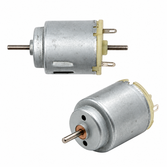 Double-Shaft Round DC Toy Motor