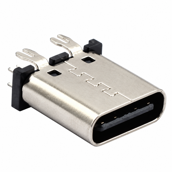 USB 3.1 Type C 14Pin Female Connector - Vertical Type - Through Hole PCB Mount