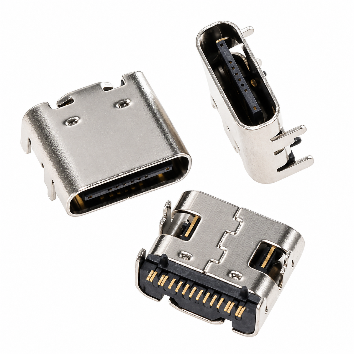 USB 3.1 Type C Female 16Pin Connector - TYPE-C-31-M-12