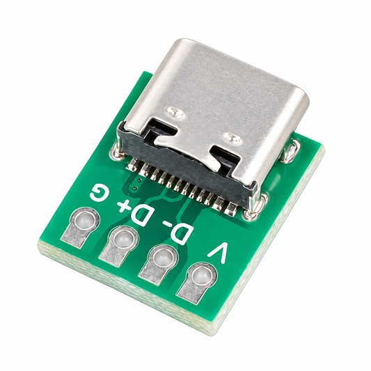 Voltify USB Type-C 4 Pin Female Connector Breakout