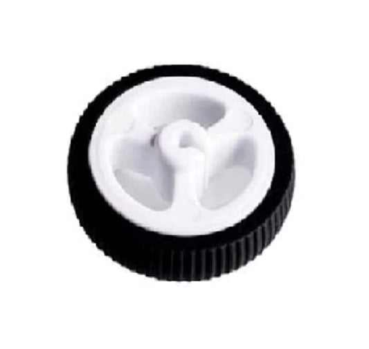White 3PI miniQ Car Wheel Tyre 34mm for N20 Motor (Pack of 2)