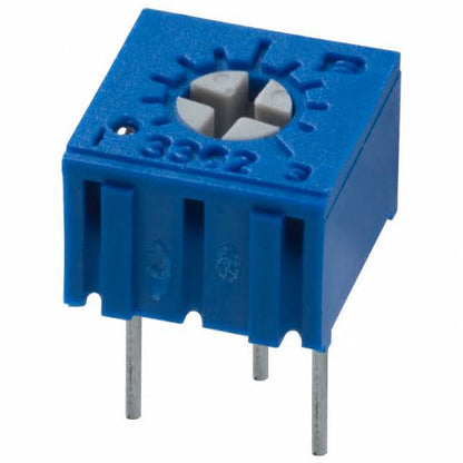 100K Ohms Square Potentiometer- 0.25W – 10% – 3362P-1-104LF – Square Trimpot