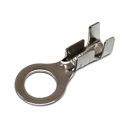Non-Insulated Ring O-Type Terminals Crimp Connectors 3.2 mm (Pack of 10)