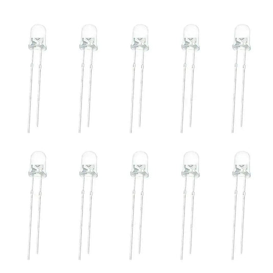 3mm White Yellow LED (Pack of 2)