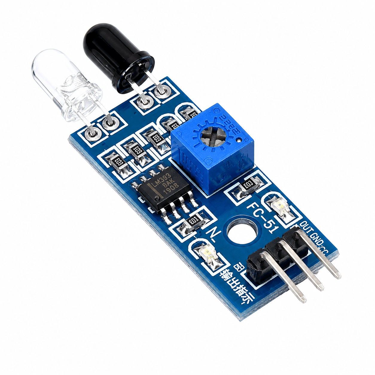 IR Obstacle Avoidance Sensor Module With LM393