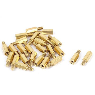 M3 x 10mm PCB Spacer Brass Threaded Male/Female