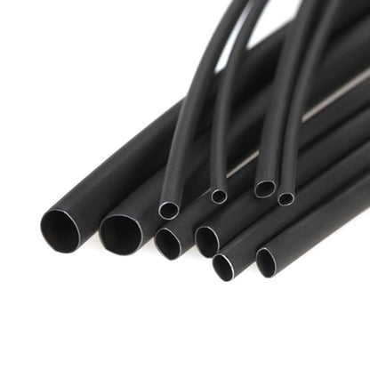 Heat Shrink Tube - 3mm Dia, Black, 1 Meter Length