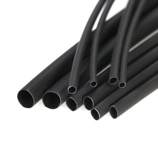 Heat Shrink Tube - 3mm Dia, Black, 1 Meter Length