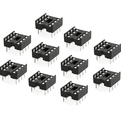 8 Pin IC Socket / Base – DIP (Pack of 2)