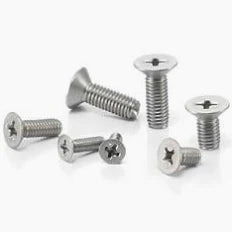 M3 x 6mm Counter Sunk CSK MS Slotted Minus Screw (Pack of 5)