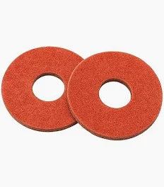 M3 -3x10x0.8mm Insulated Fiber Washers Red (Pack of 5)