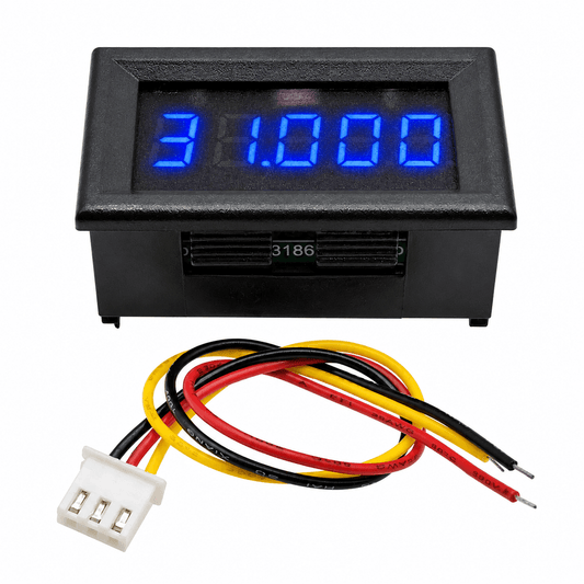 0.56inch Three-Wires Blue LED Voltmeter (0-100VDC)
